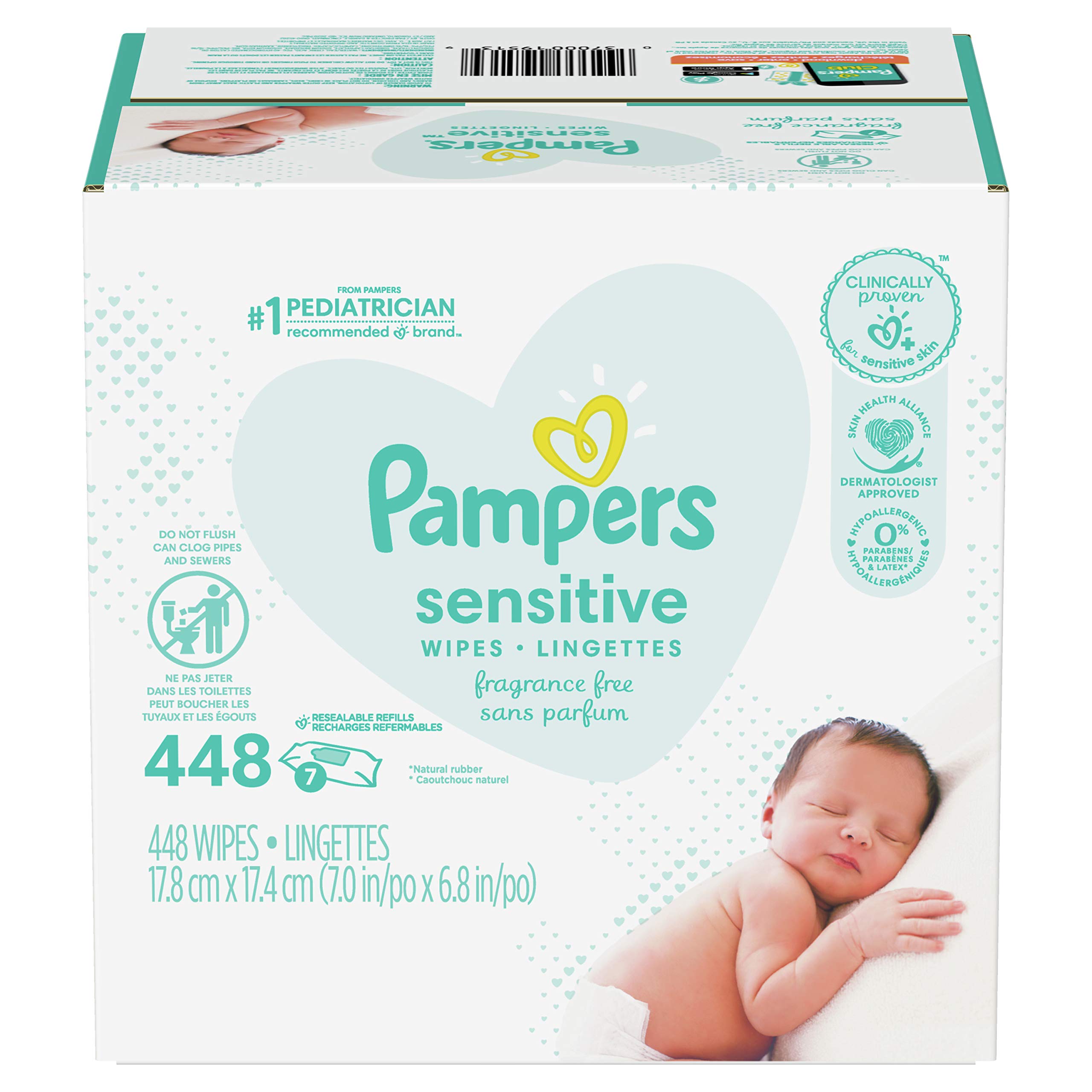 pampers new baby sensitive wipes