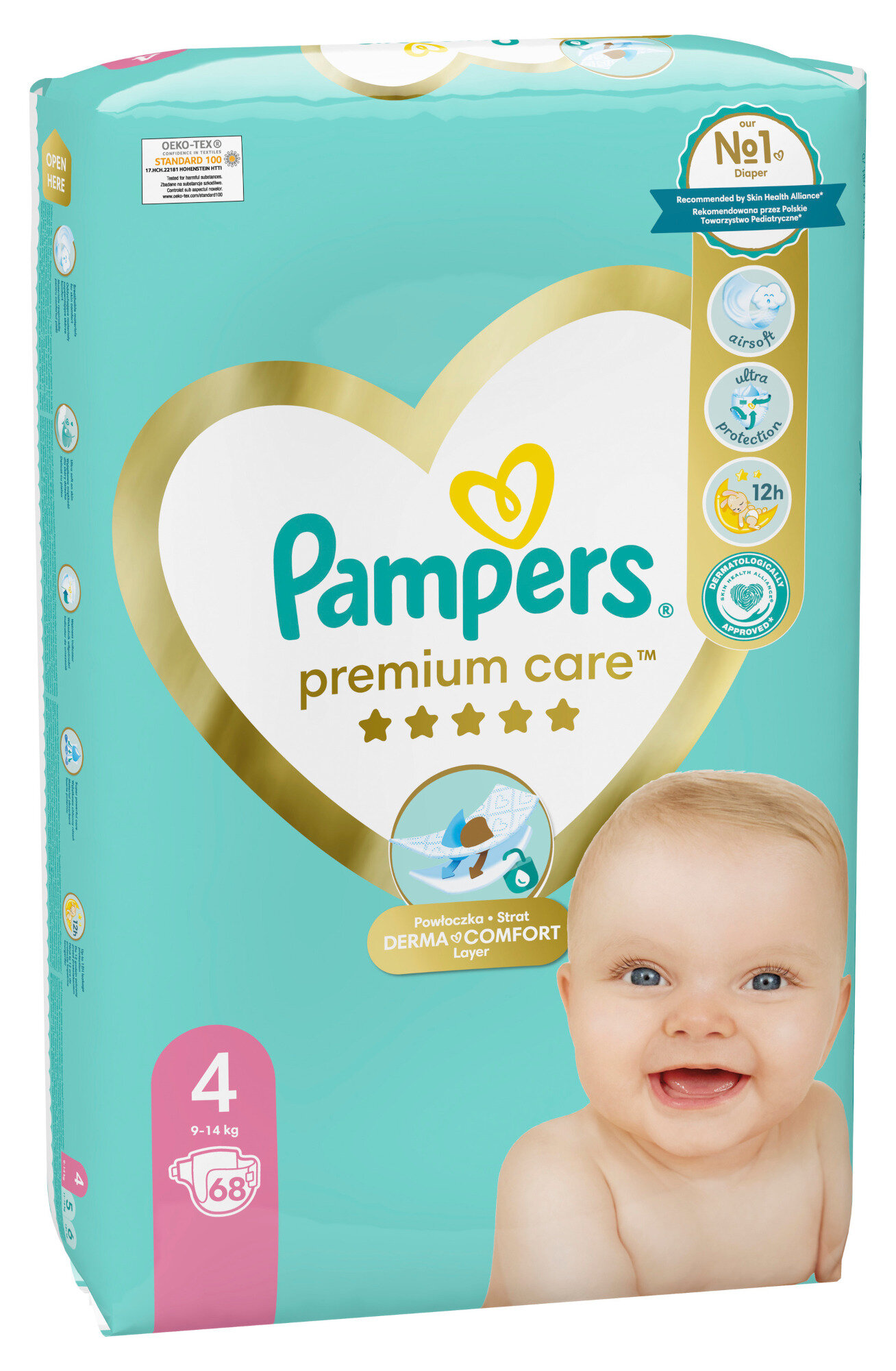 pampers 4 plus waga