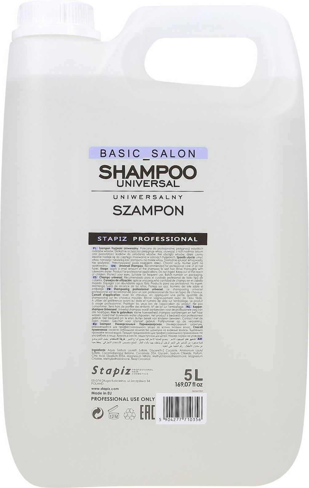 stapiz professional universal shampoo w szampon do włosów 1000 ml