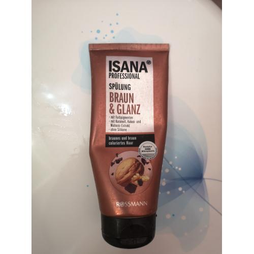 isana professional odżywka do włosów brown color shine opinie