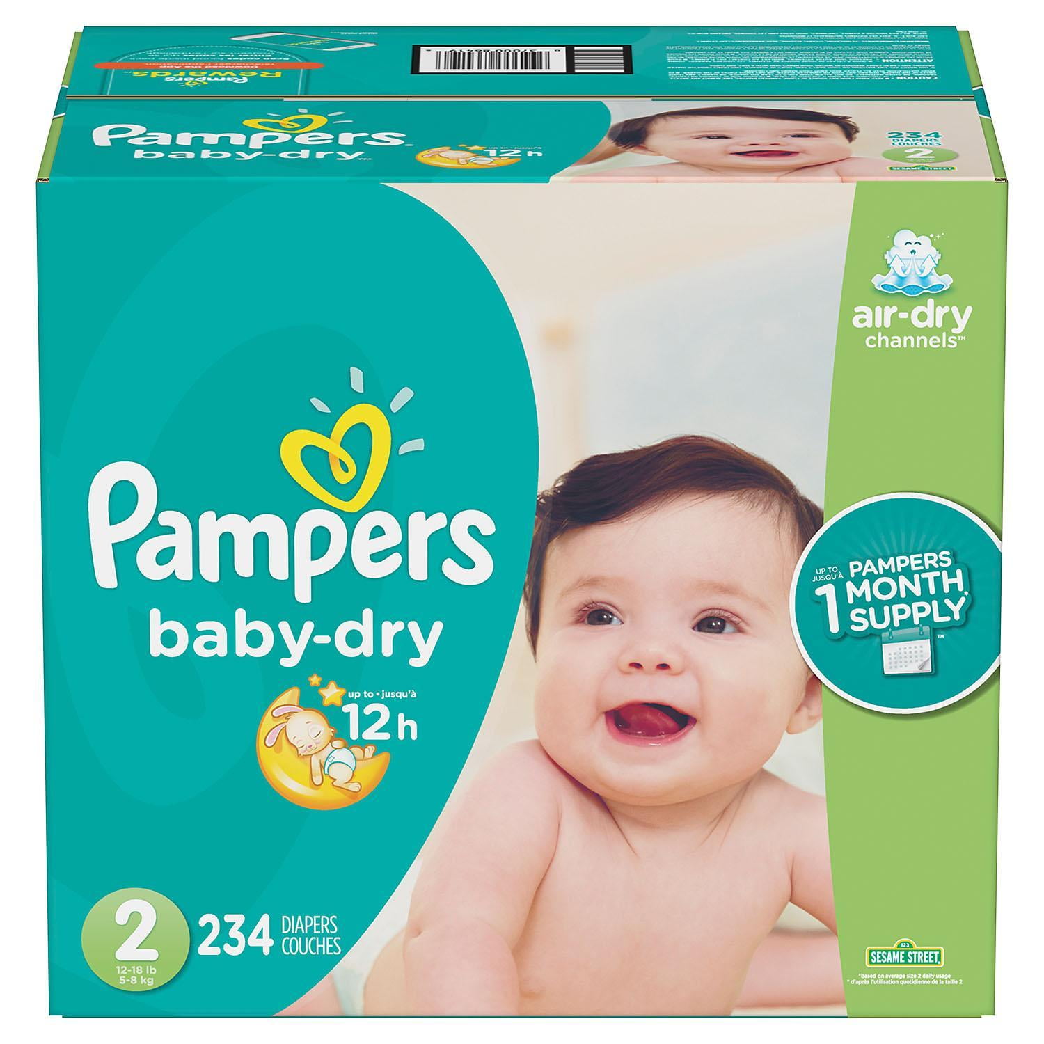 cena pampers activ dry 125 szt