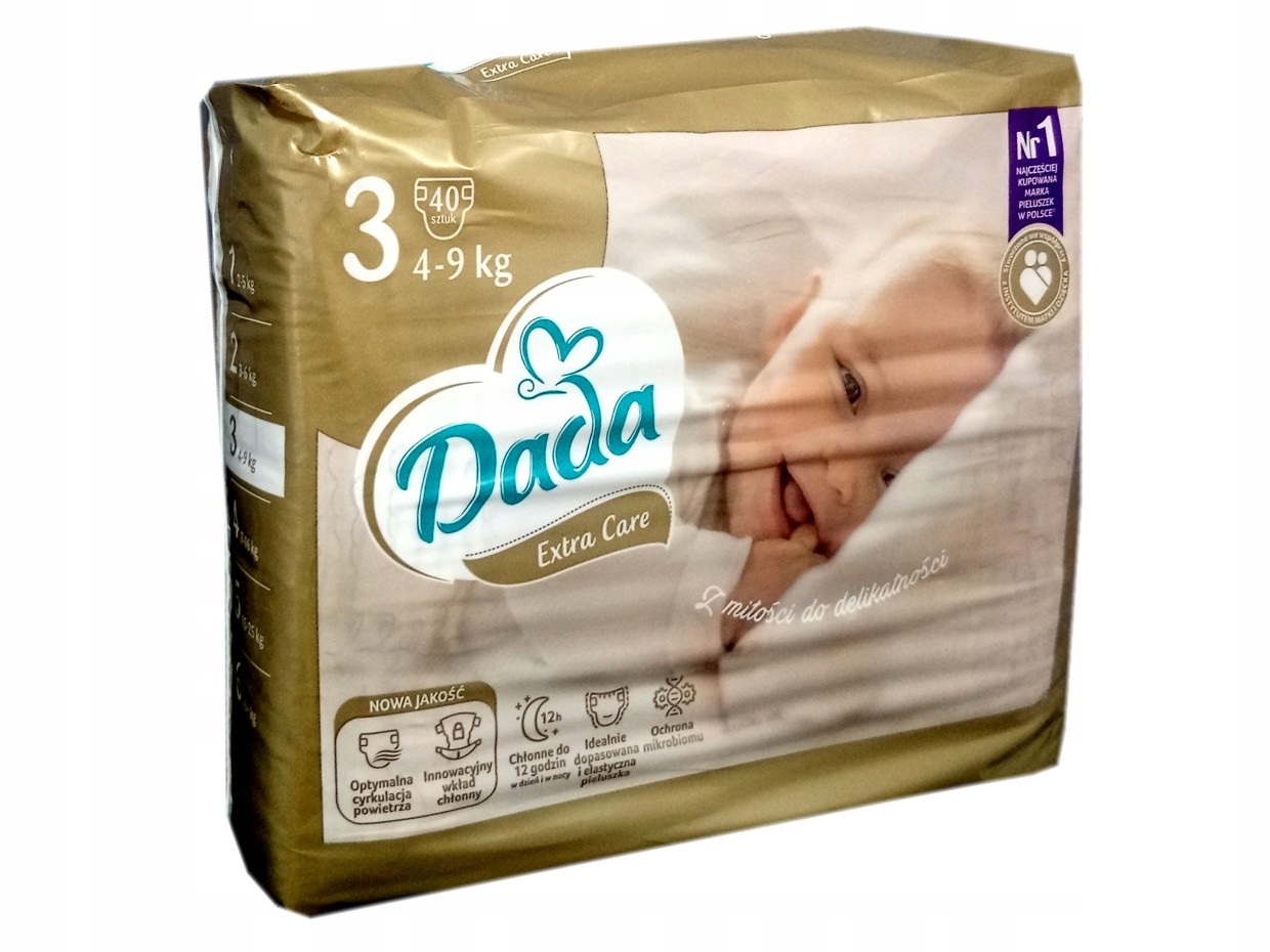 pieluchy dada extra care xl 40 szt