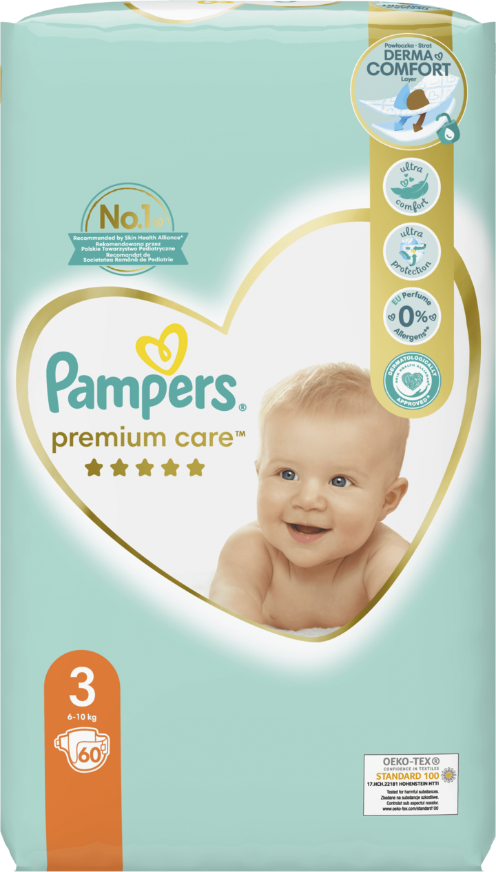 pampersy pampers care 3