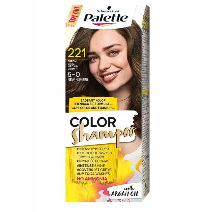 palette szampon średni blond