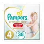 pampers premium care pieluchomajtki rozmiar 4 maxi 38 szt