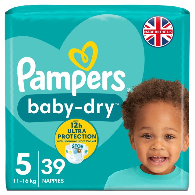 pampers nappies size 5