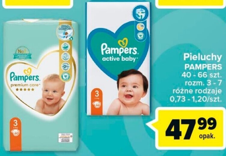 carrefour promocje pampers