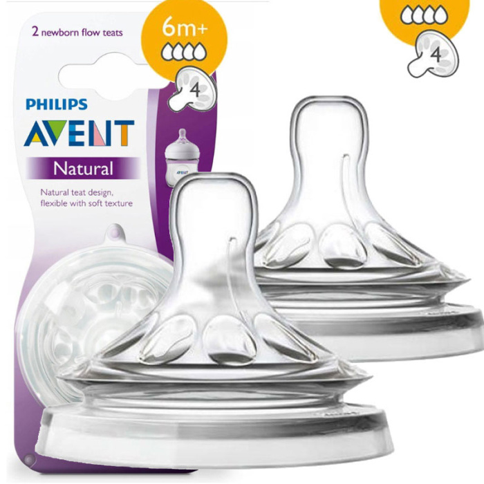 Philips Avent SCF636/27 Silikonowy smoczek antykolkowy do butelki do karmienia