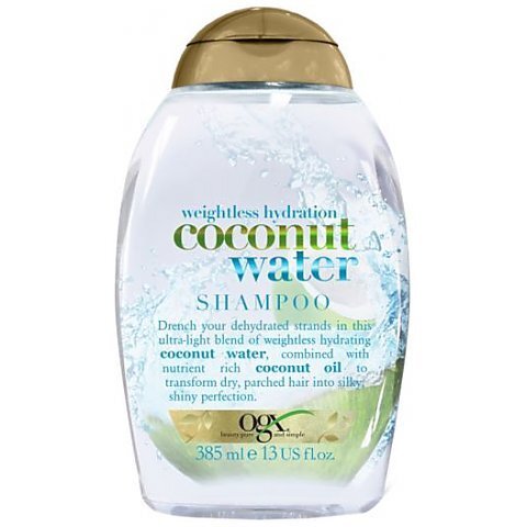 gx nawilżający szampon z wodą kokosową coconut water