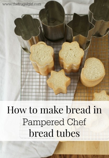 pampered chef scalloped bread tube