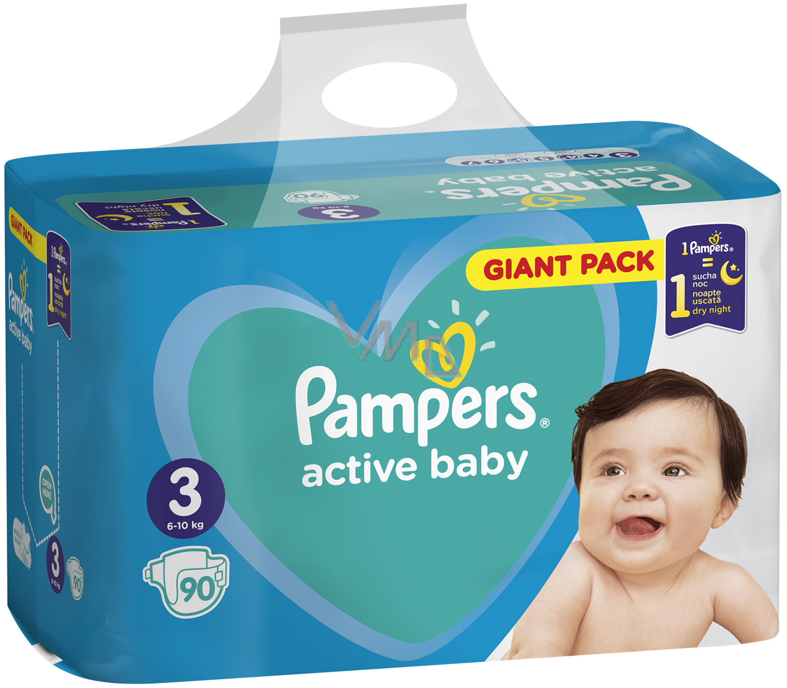 pampers midi cena