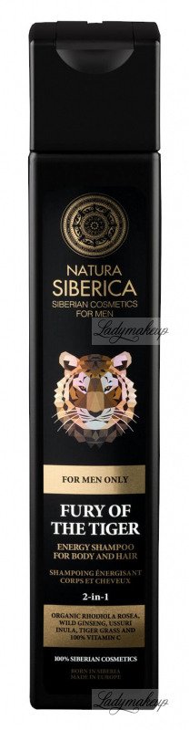 natura siberica for men szampon energetyzujący skład