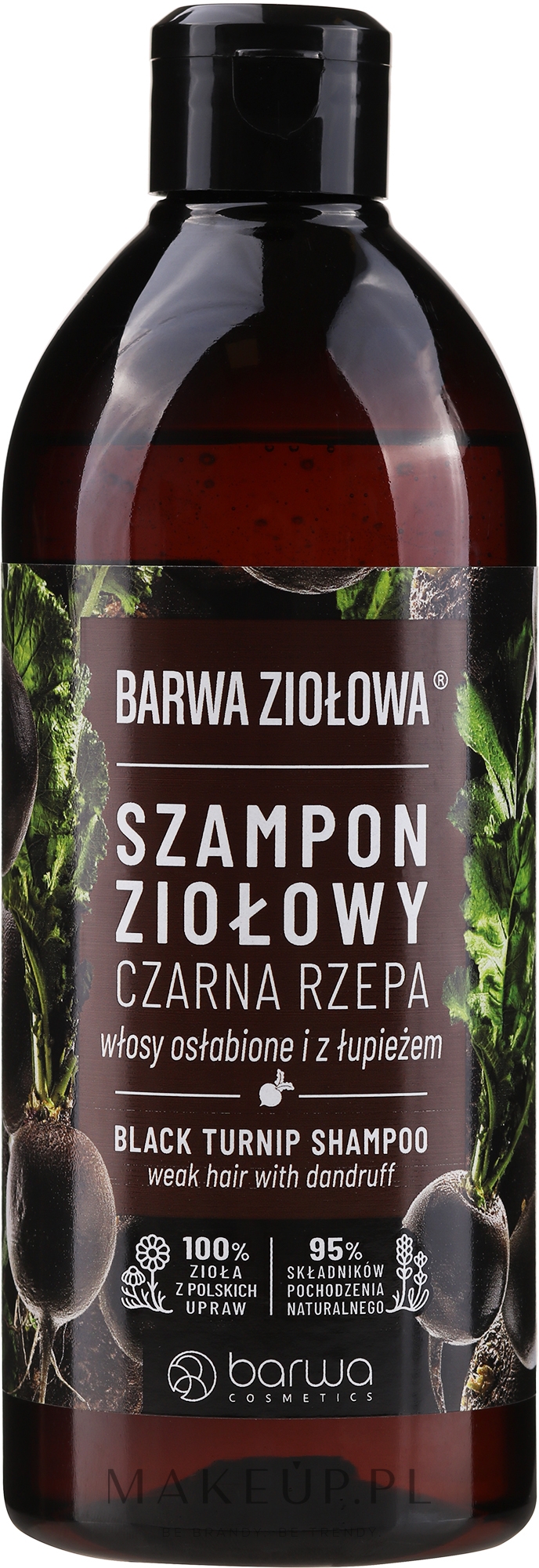 czarna rzepa barwa ziołowa szampon skład