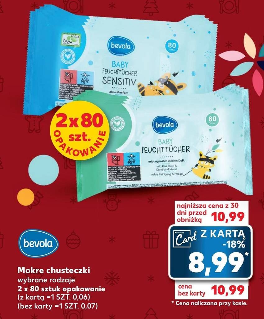 chusteczki nawilżane w kaufland