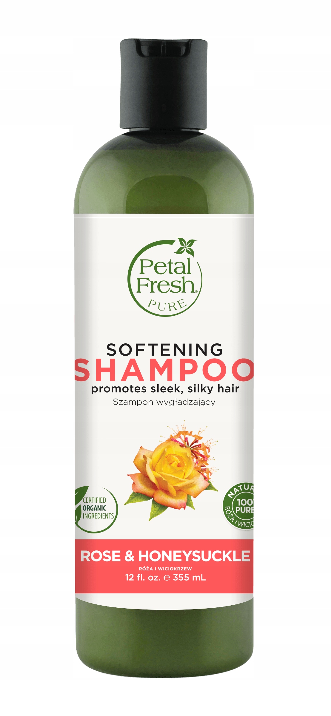 petal fresh superfoods łagodzący szampon do włosów róża i wiciokrzew