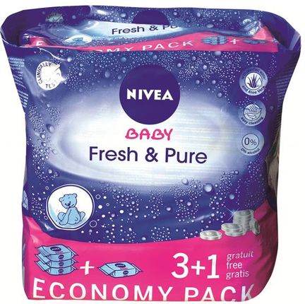 chusteczki nawilżane nivea fresh & pure