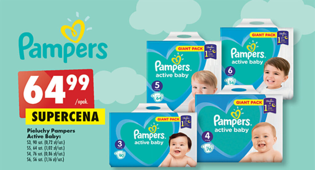 biedronka giant pampers