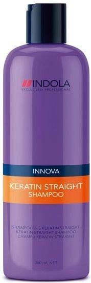 keratynowy szampon prostujący włosy indola keratin straight