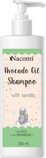 nacomi szampon do włosów z olejem avocado 250ml
