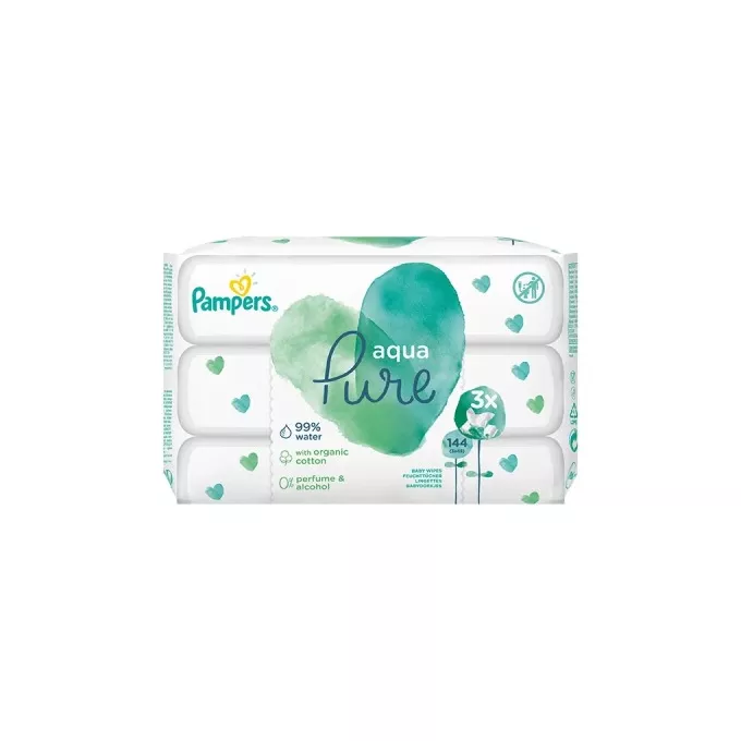 chusteczki pampers aqua pure skład