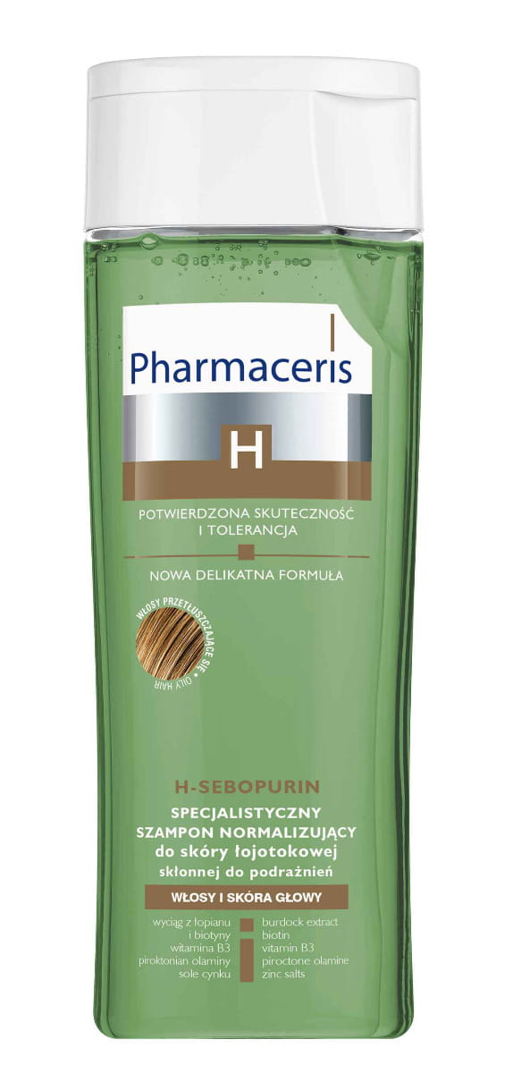 pharmaceris h sebopurin szampon normalizujący do skóry łojotokowej 250 ml