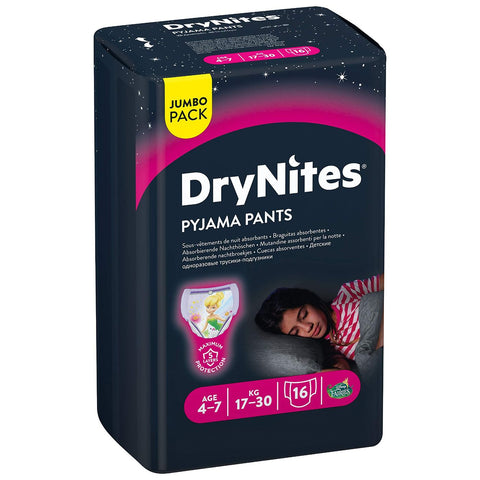 huggies drynites girl pyjama pants