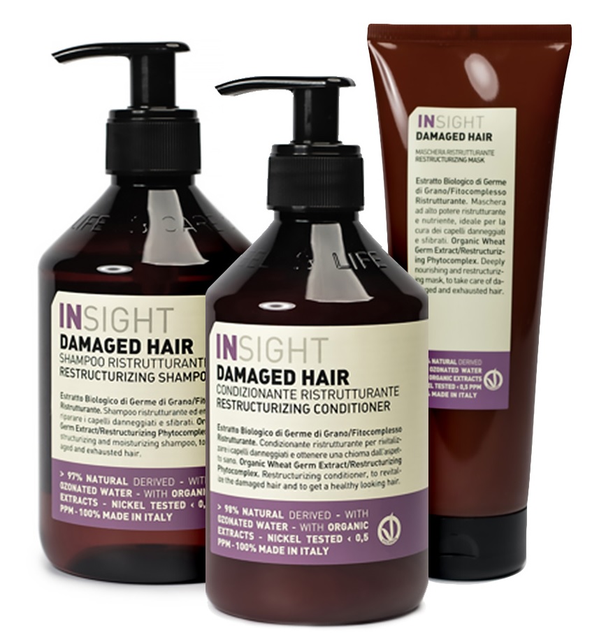 insight damaged hair szampon odbudowujący 900ml