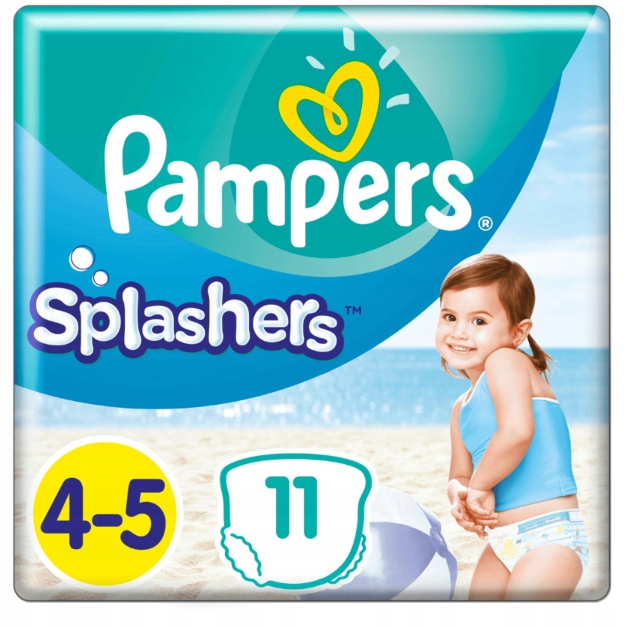 pampers do pływania 4-5