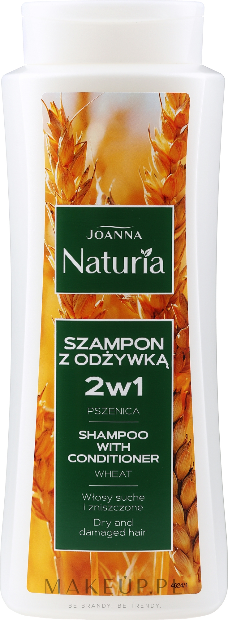 naturia szampon z odżywką pszenica