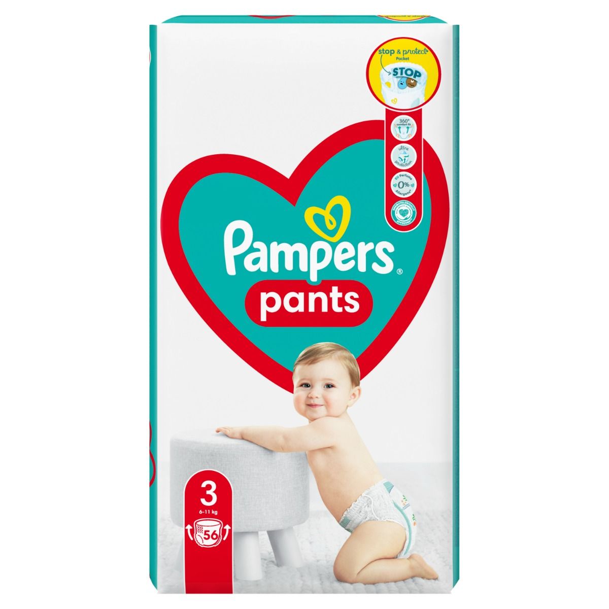 testowanie pieluchomajtek pampers