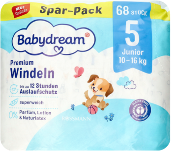 rossmann pieluchy babydream rozmiar 1