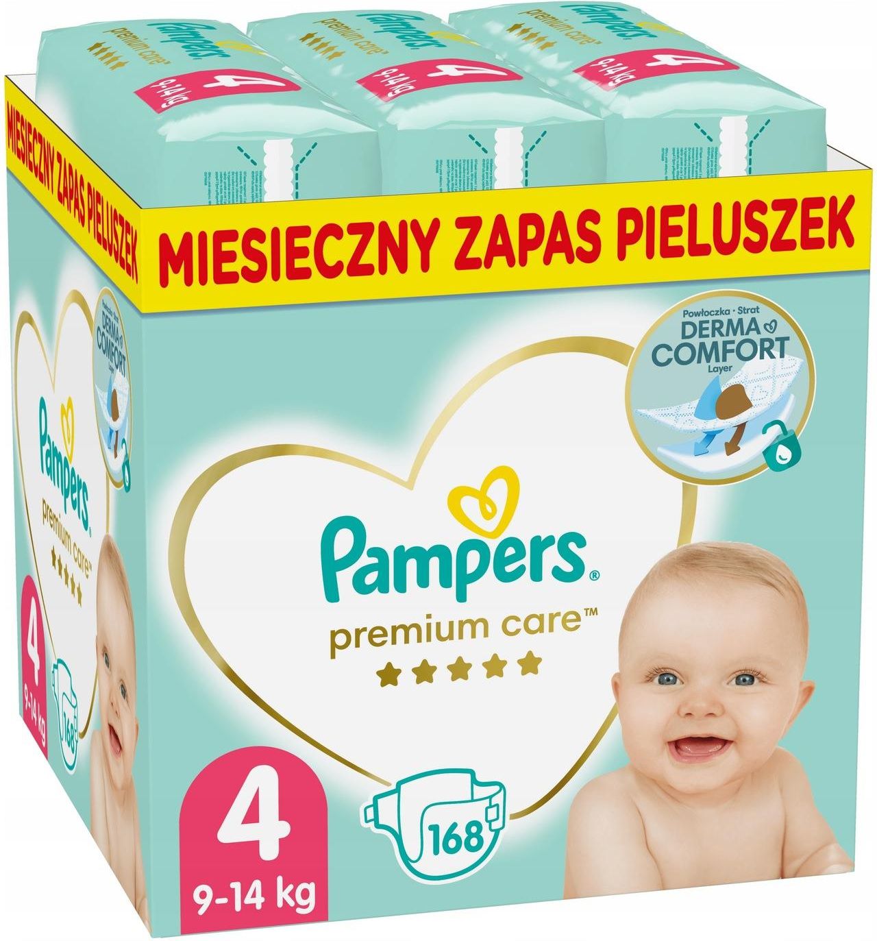 ceneo pampers premium care 4 168