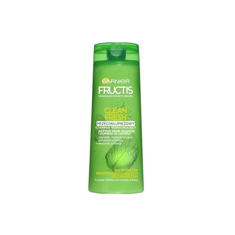 garnier fructis clean fresh przeciwłupieżowy szampon wzmacniający do włosów