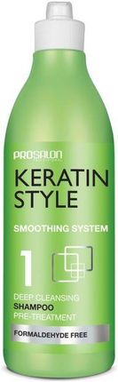 prosalon keratin style 3 keratynowy szampon utrwalający 275g ceneo