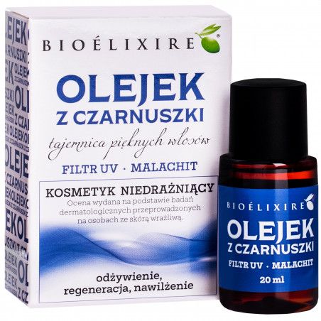 bioelixire olejek do włosów z czarnuszki 20ml