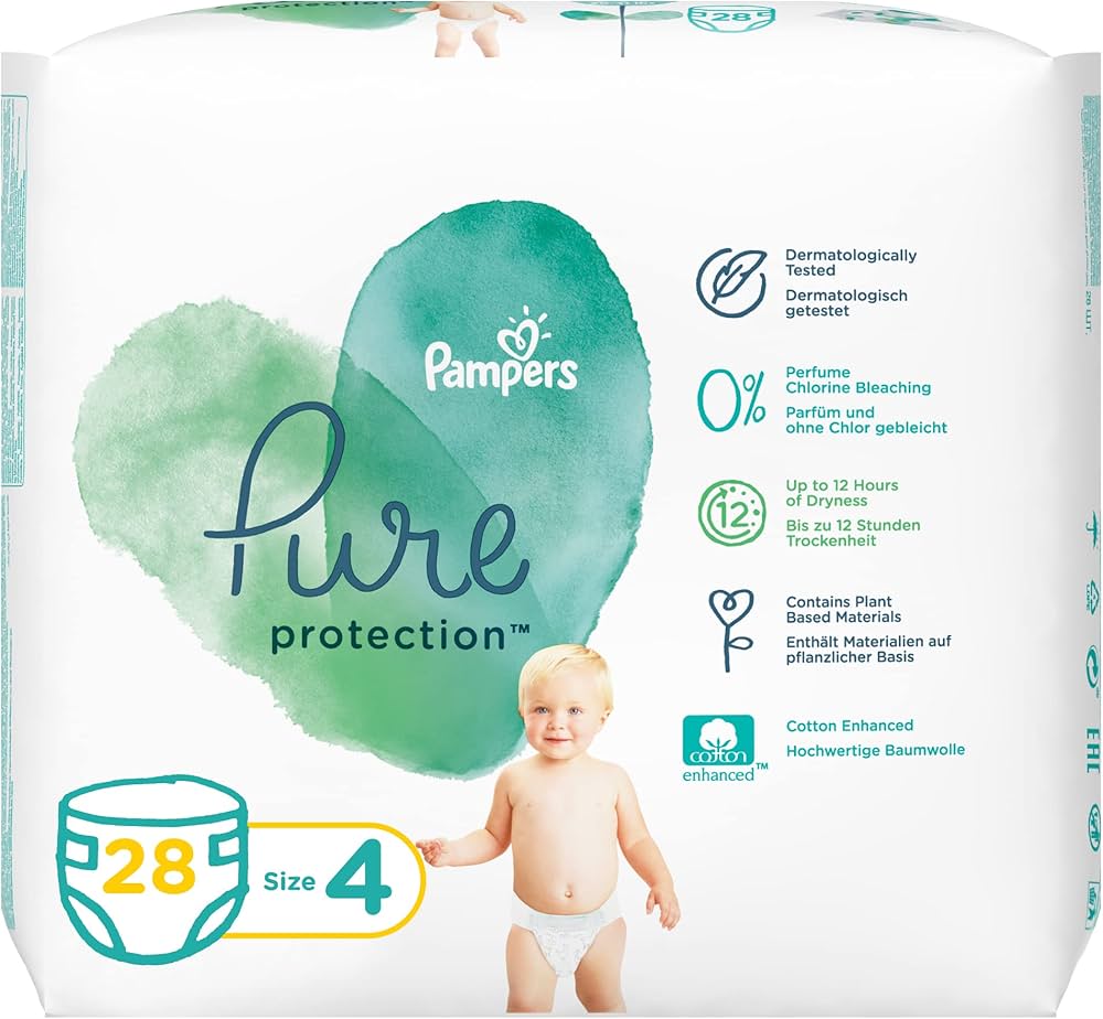 pampers pure protection 4-8 kg