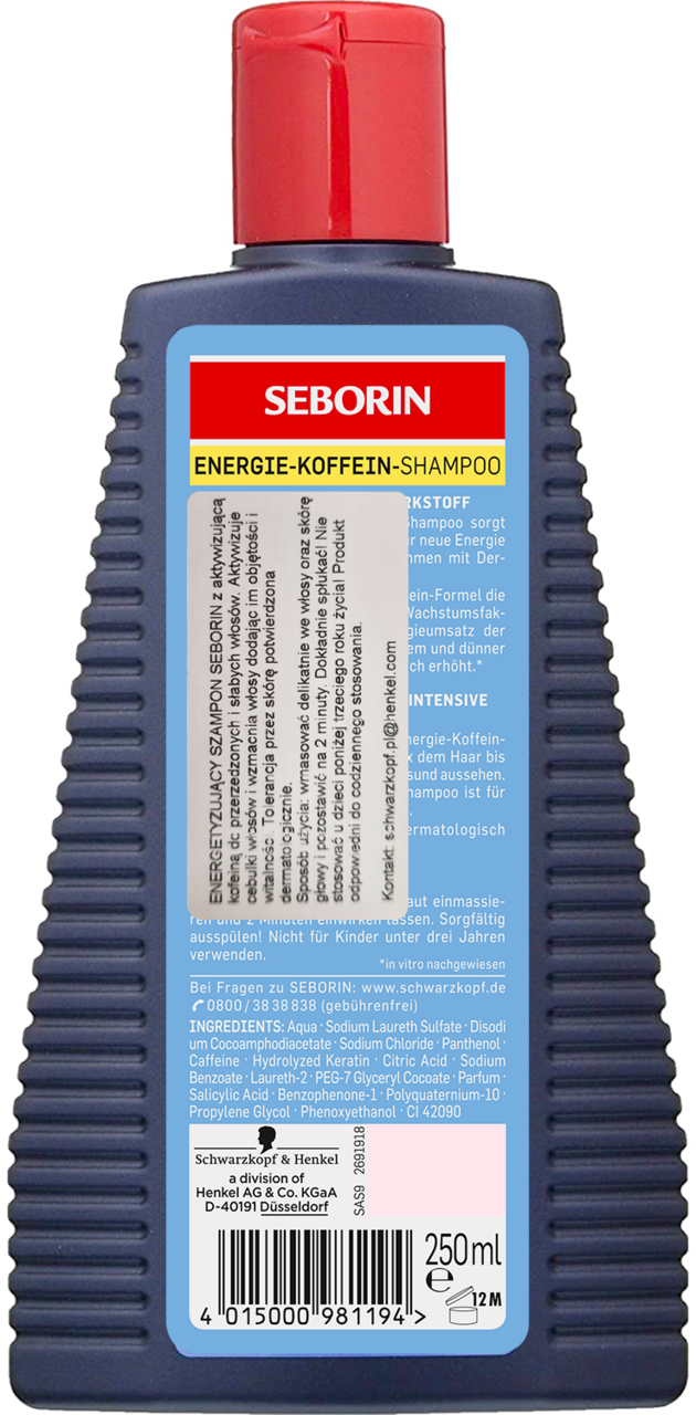 seborin szampon z kofeina