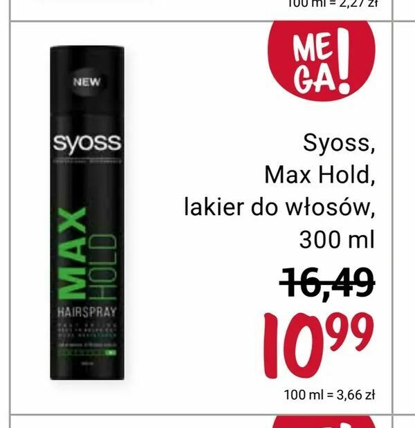 lakier do włosów rossmann promocja