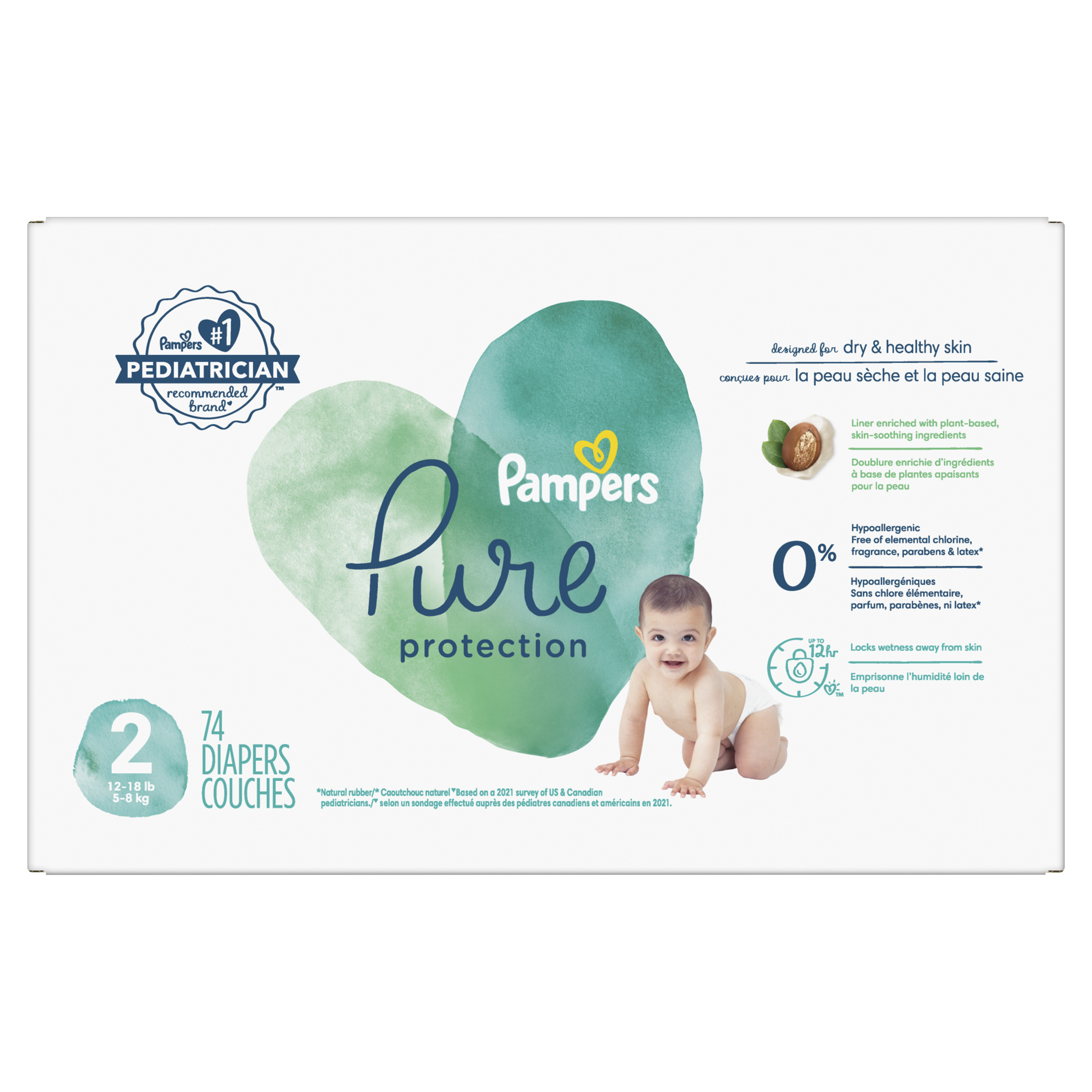 pampers pure 2 cena