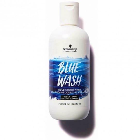 schwarzkopf bold color blue wash szampon koloryzujący niebieski