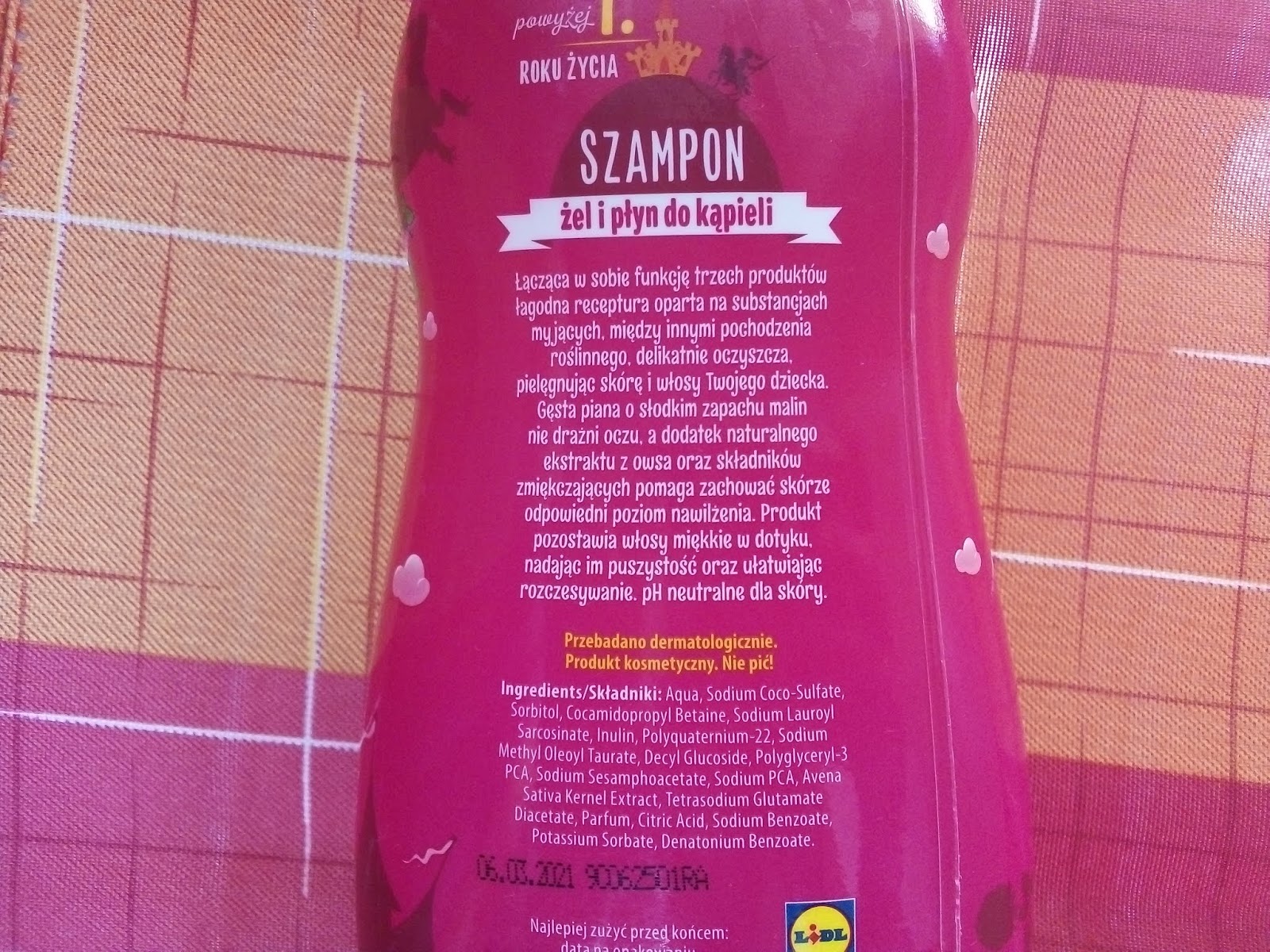 cien szampon dla dzieci skłd