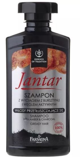 sls jantar szampon z węglem