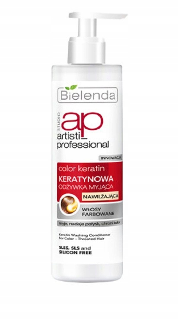 artisti professional color keratin keratynowa odżywka do włosów farbowanych cena