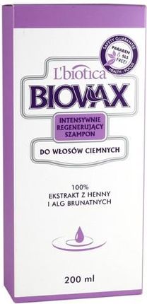 biovax szampon do włosów ciemnych 400 ml