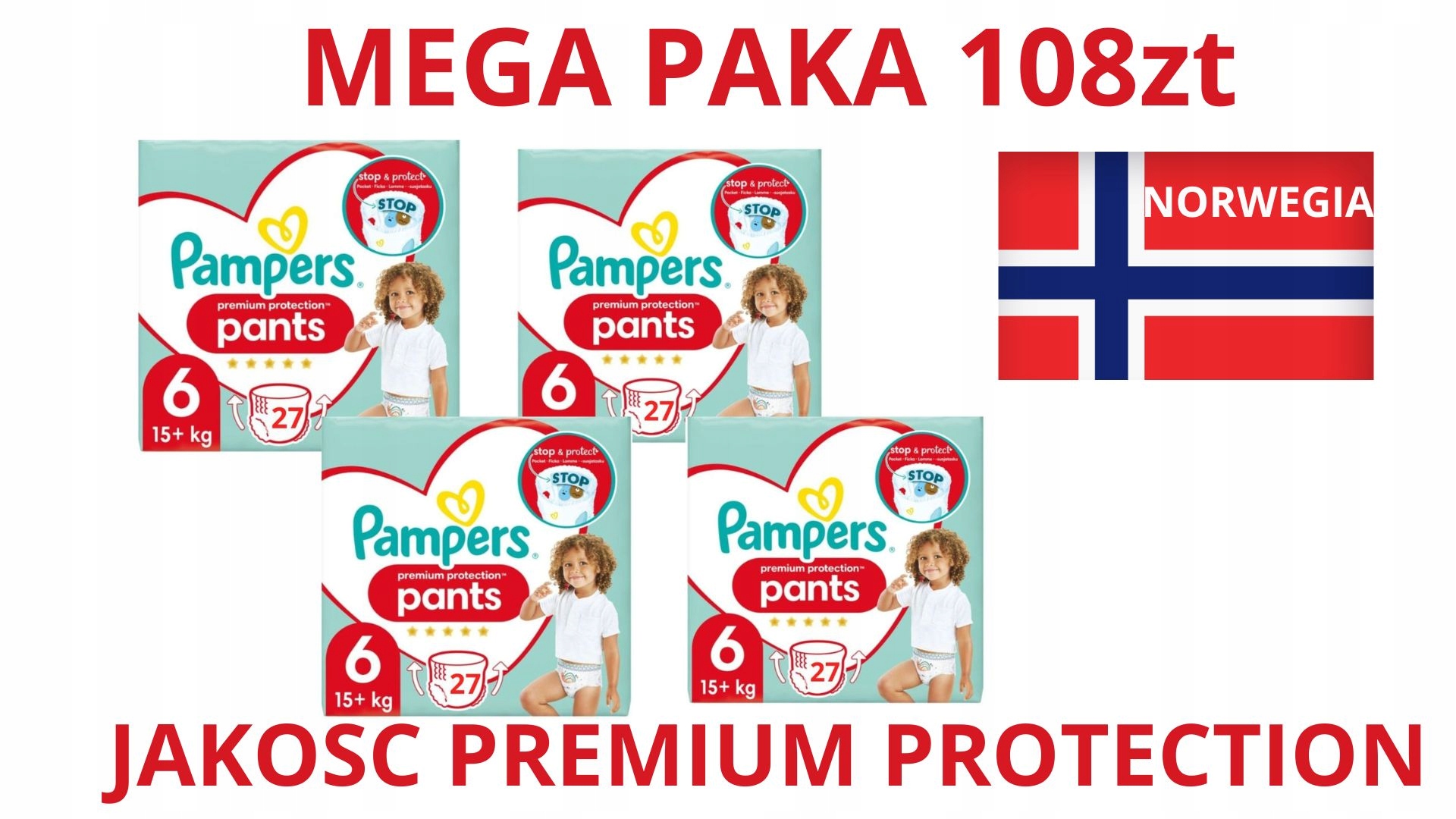 pampers cena norwegia