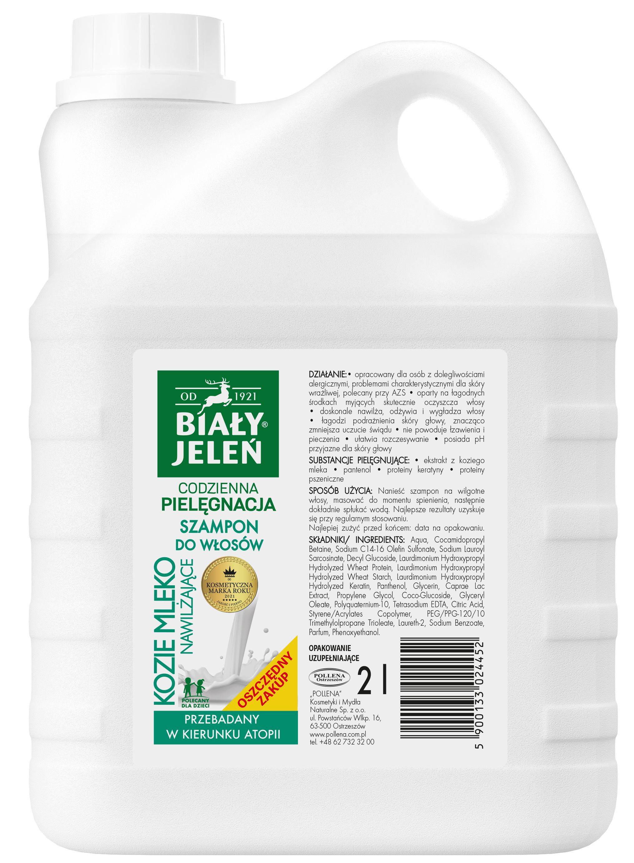 vital pharma kozie mleko+ regenerujący szampon do włosów 250 ml