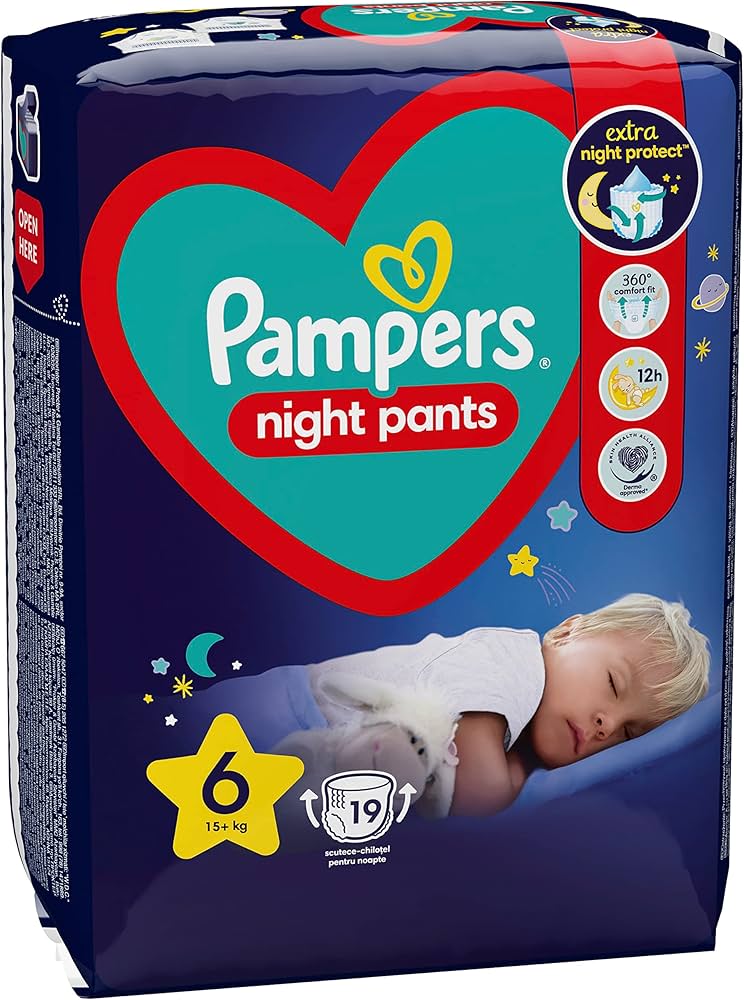 pampers po całej nocy