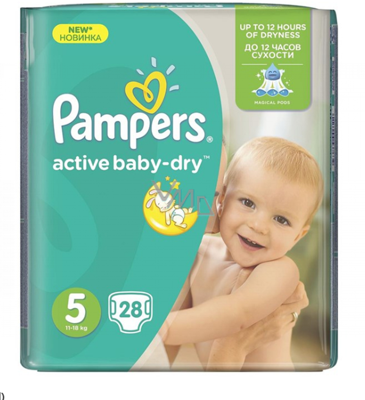 pampers active baby-dry 5 junior 28