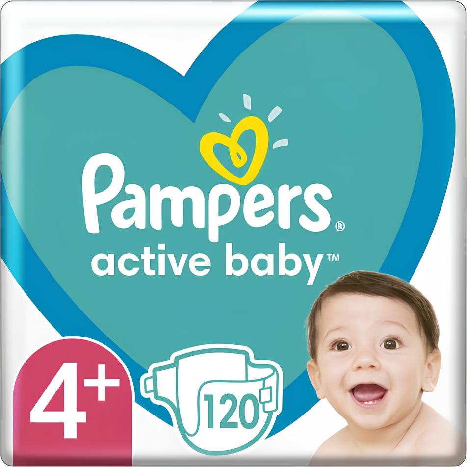 pampers active baby 4+ waga