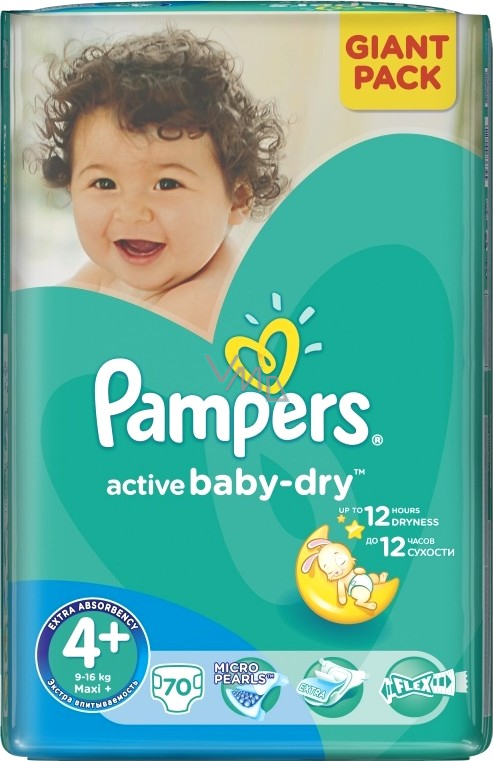 pampers active baby 4+ maxi plus 9-16kg